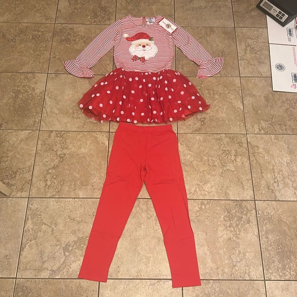 Girls Christmas Outfit - Size 8